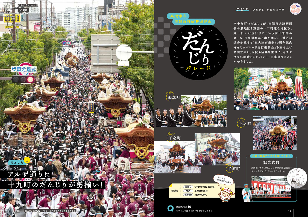 泉大津市市制80周年記念事業報告書