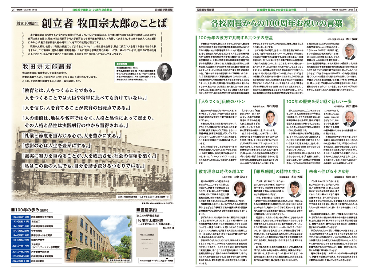 四條畷学園新聞 78号