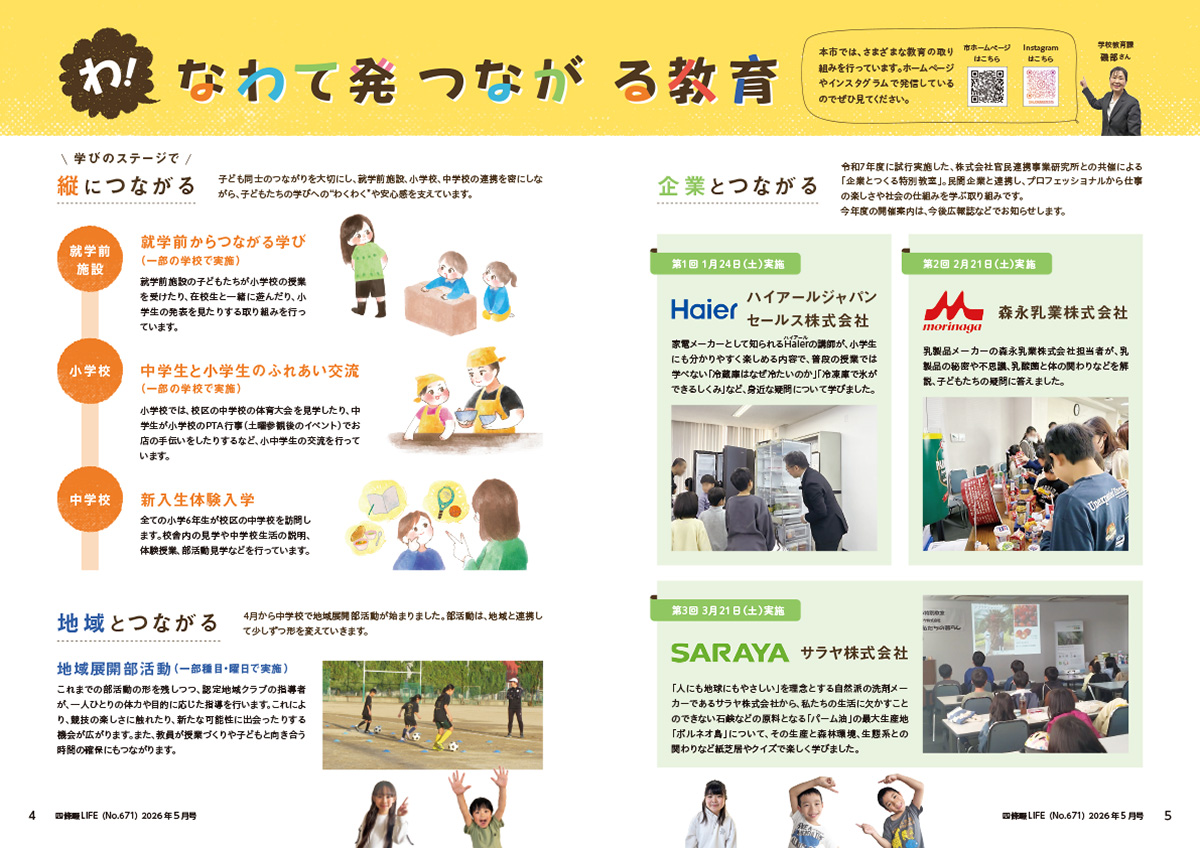 四條畷LIFE5月号